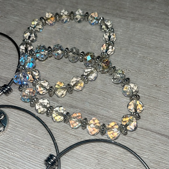Bracelet (9) Bundle Love this Life and Acrylic Crystal - Picture 4 of 6
